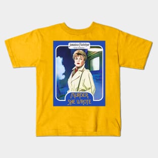 Jessica Fletcher Trading Card ))(( Murder She Wrote Fan Art Kids T-Shirt